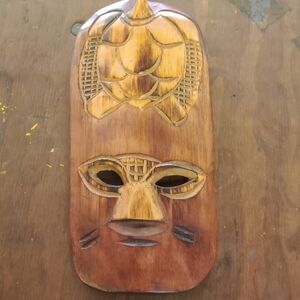 Wooden tribal mask
